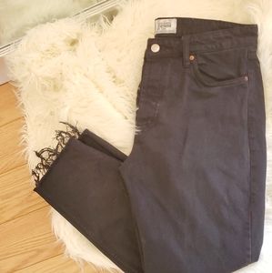 ZARA Black Cropped Jeans